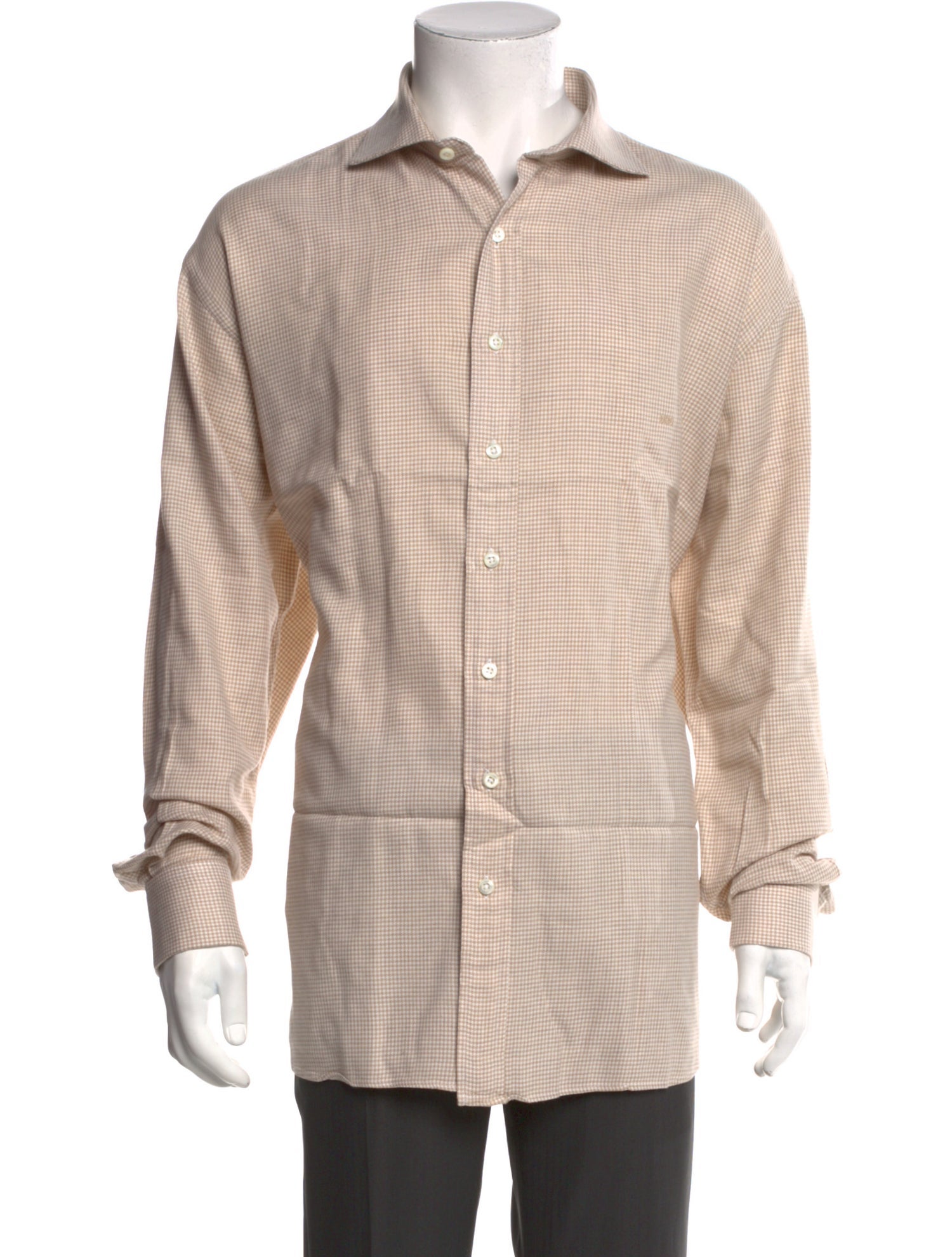 Paul Stuart Striped Long Sleeve Dress Shirt
