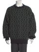Paul Stuart Printed Crew Neck Pullover