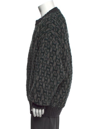 Paul Stuart Printed Crew Neck Pullover