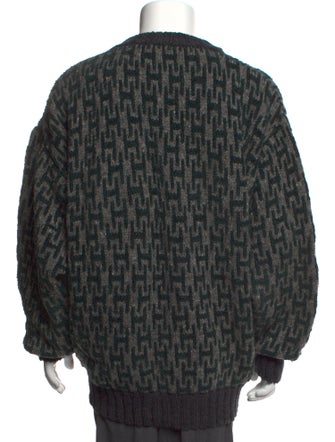 Paul Stuart Printed Crew Neck Pullover