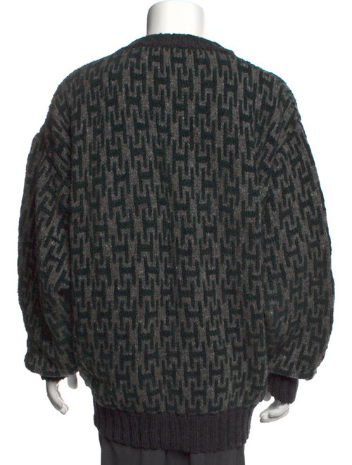 Paul Stuart Printed Crew Neck Pullover