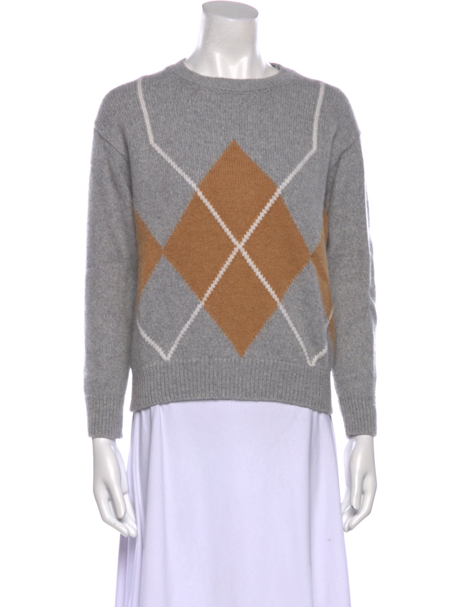 Paul Stuart Printed Crew Neck Sweater