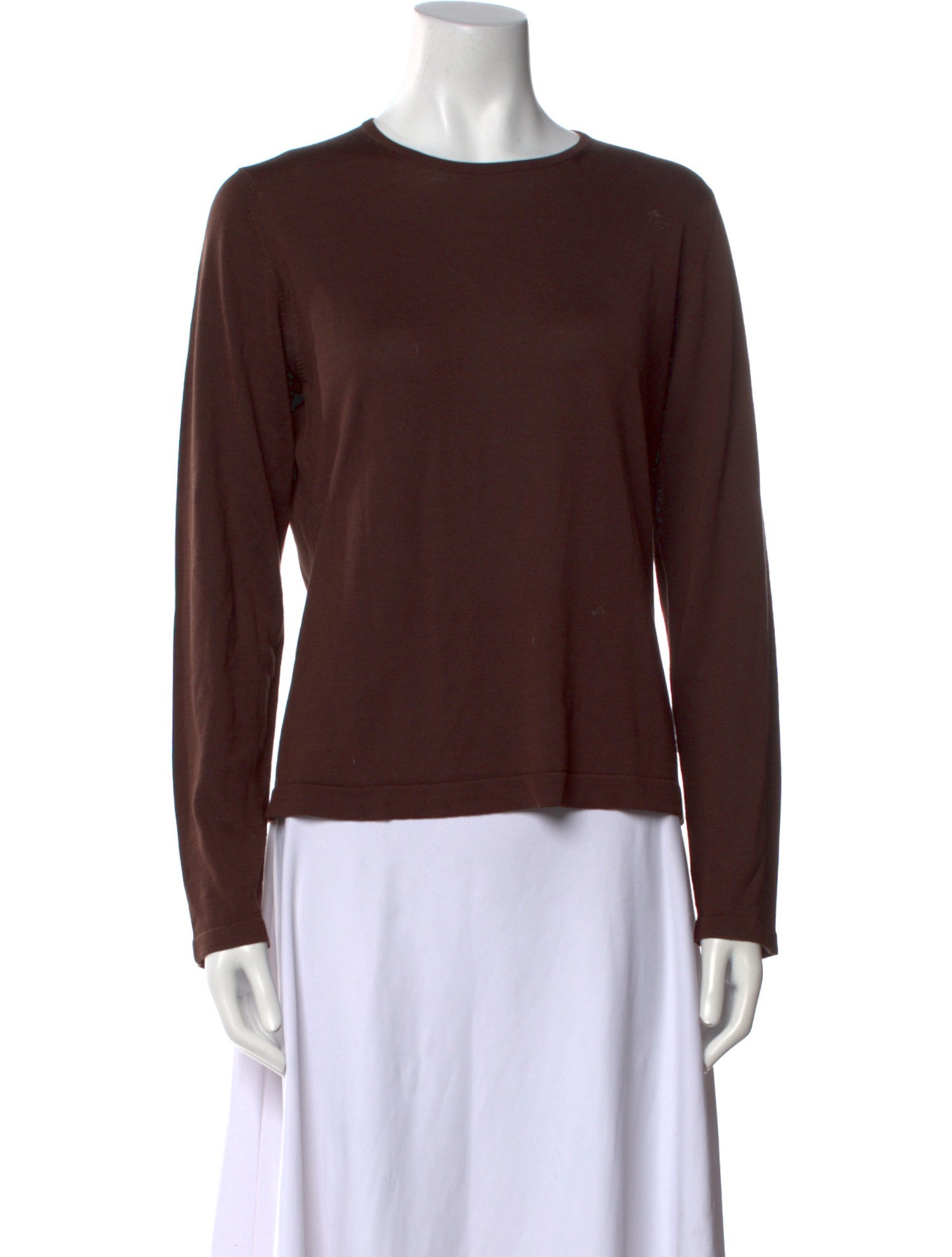 Paul Stuart Silk Crew Neck Sweatshirt