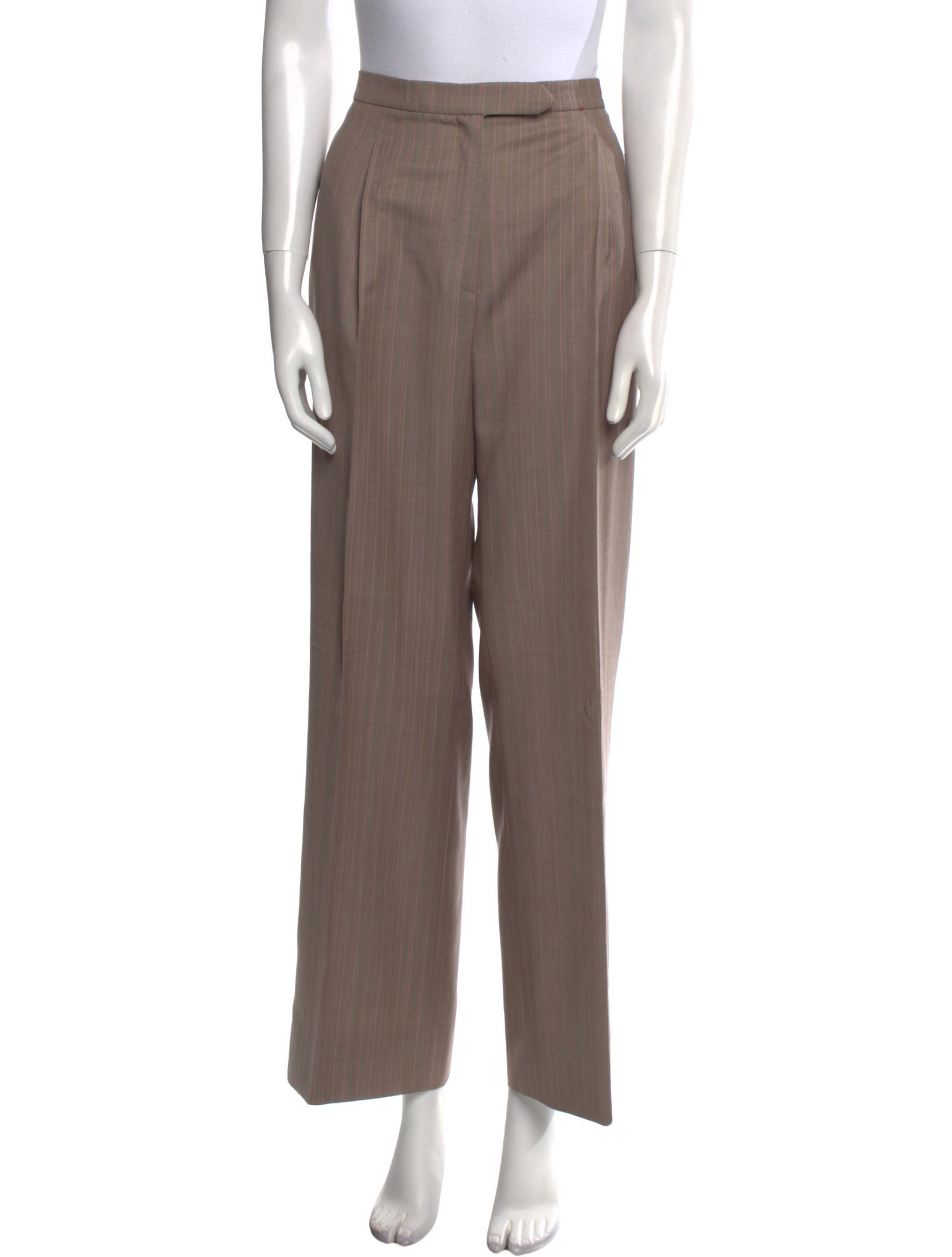 Paul Stuart Wool Wide Leg Pants