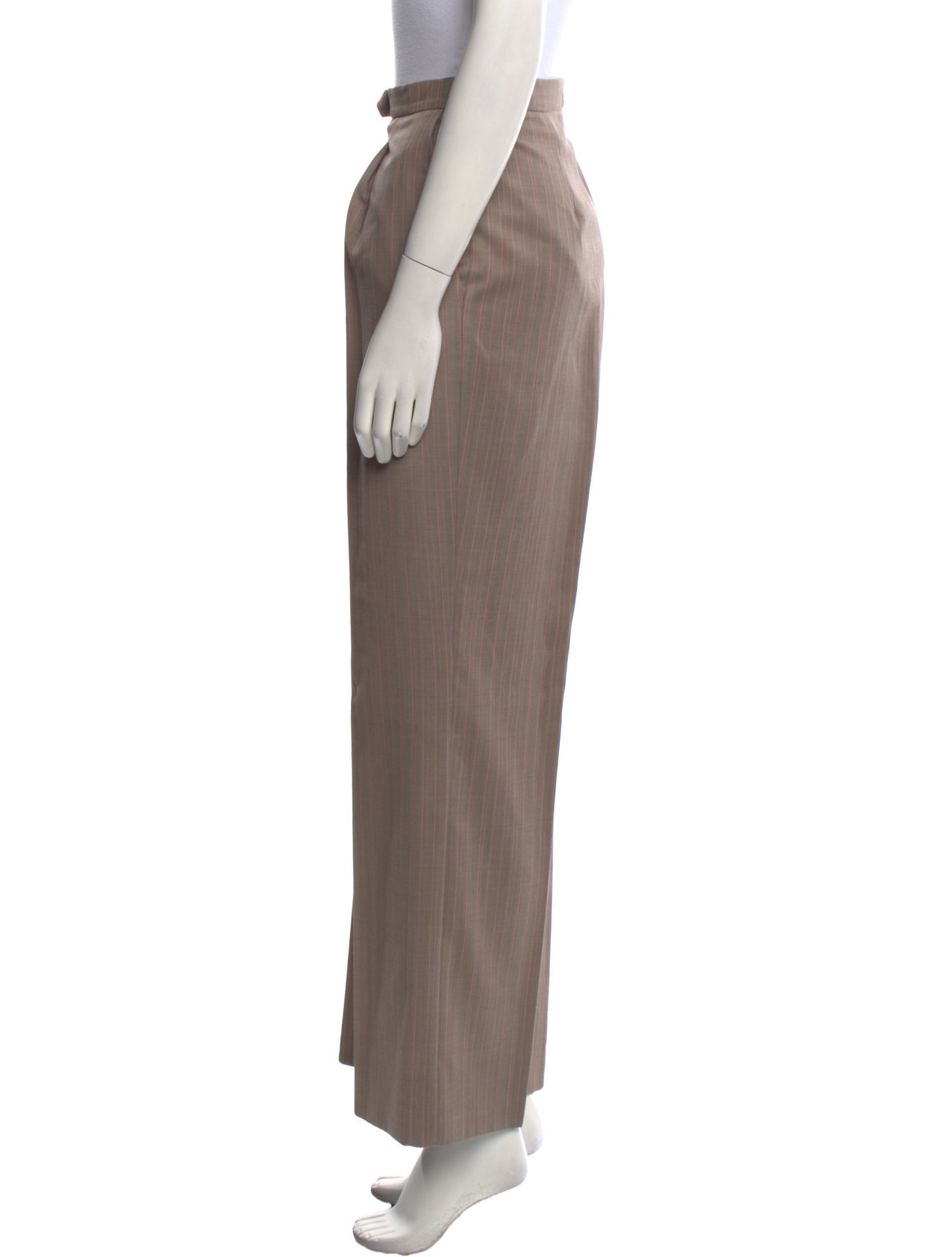 Paul Stuart Wool Wide Leg Pants