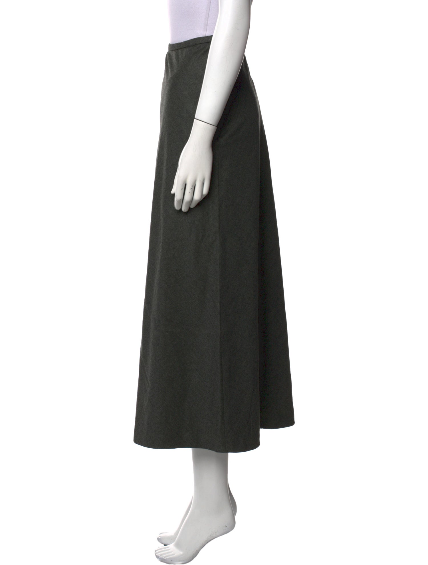Paul Stuart Wool Midi Length Skirt