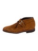 Paul Stuart Suede Monk Straps