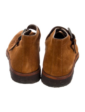 Paul Stuart Suede Monk Straps