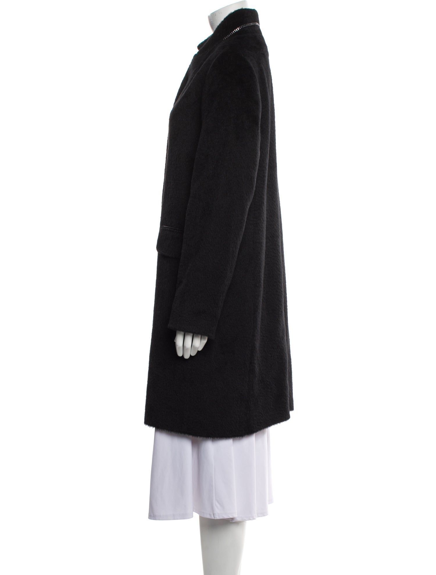 Paul Stuart Alpaca Faux Fur Jacket