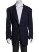 Paul Stuart Cashmere Plaid Print Blazer
