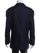 Paul Stuart Cashmere Plaid Print Blazer