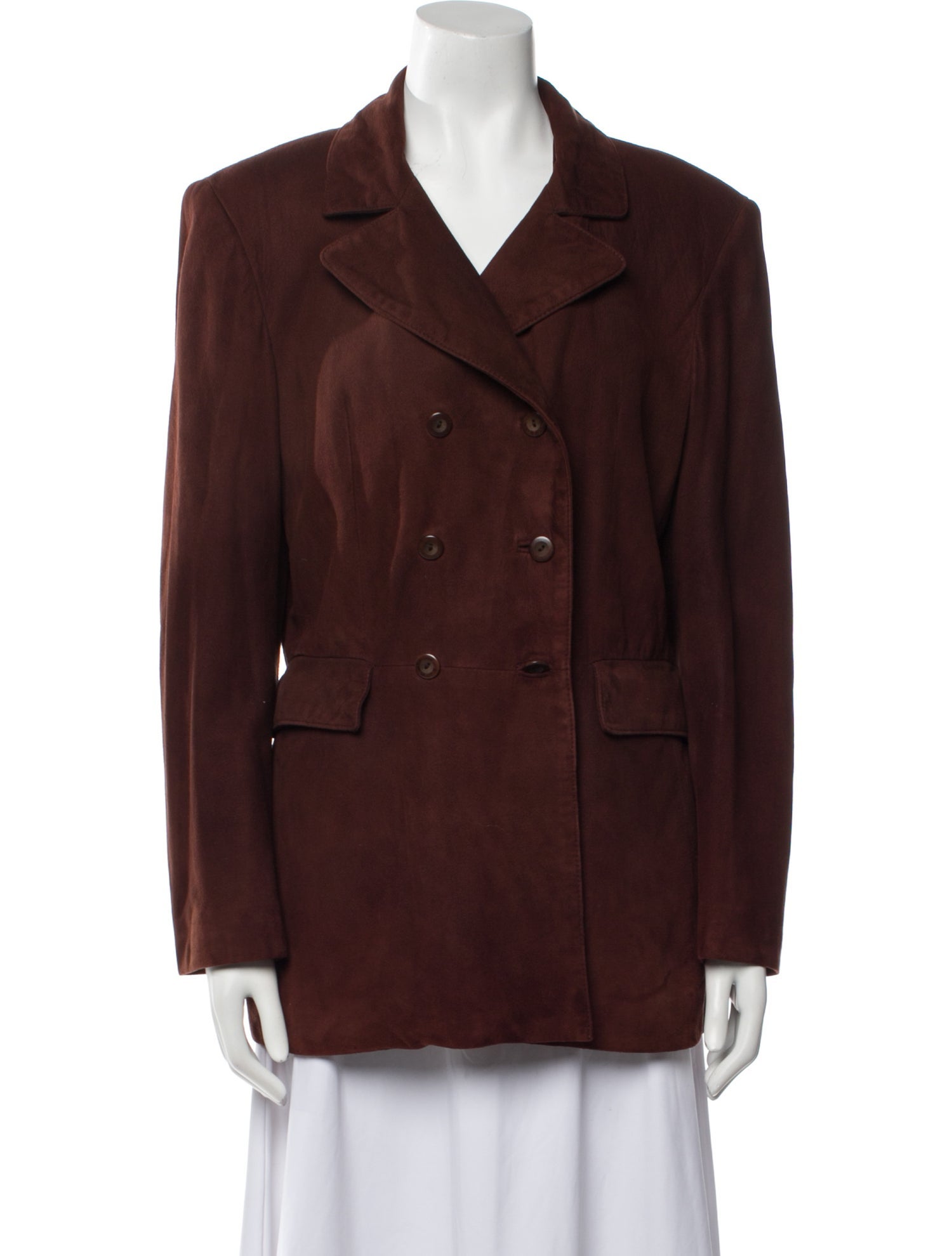 Paul Stuart Leather Blazer