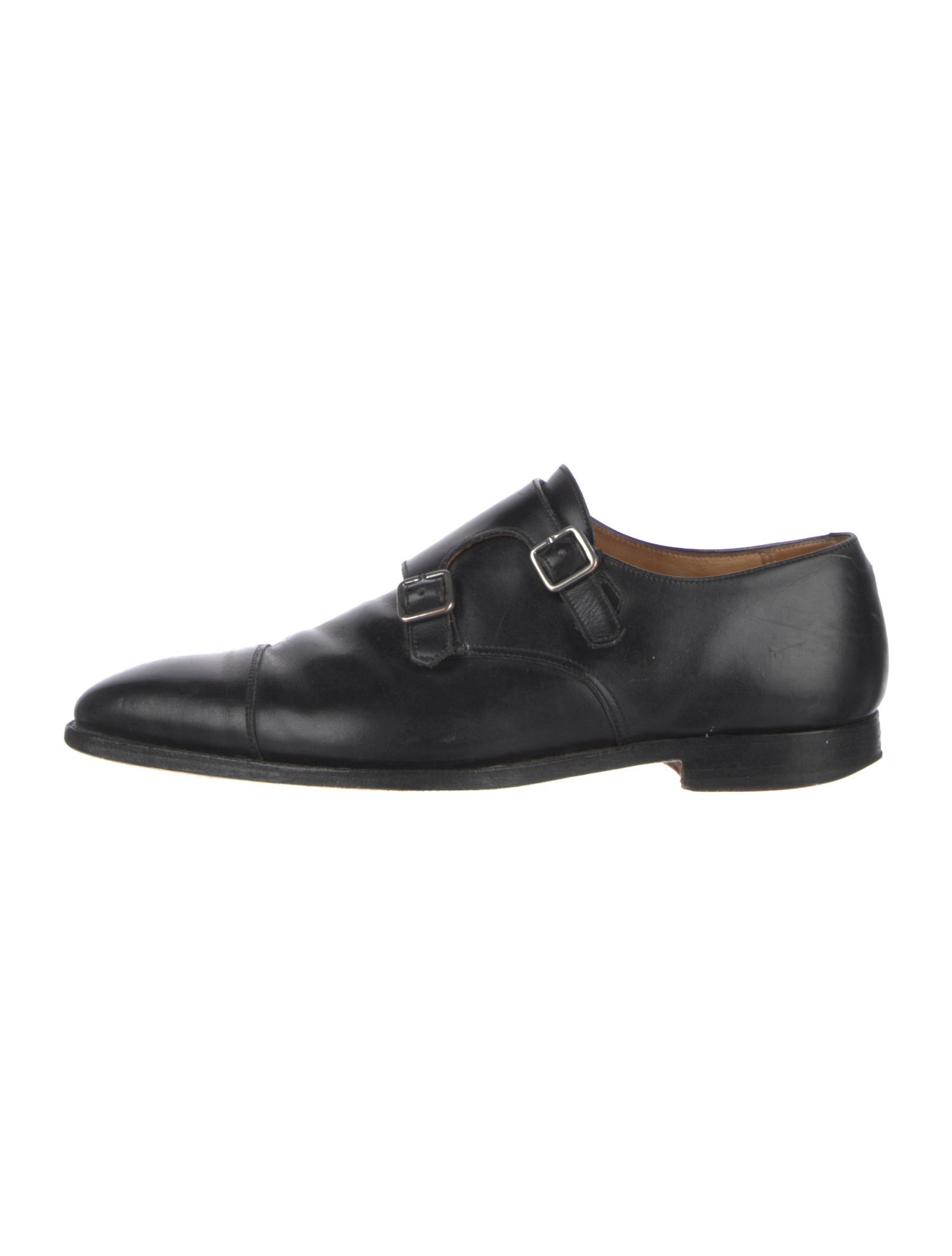 Paul Stuart Leather Monk Straps