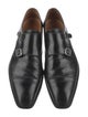 Paul Stuart Leather Monk Straps