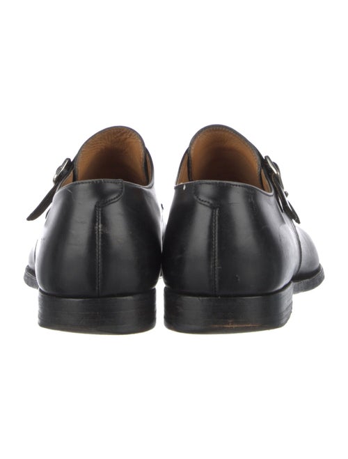 Paul Stuart Leather Monk Straps