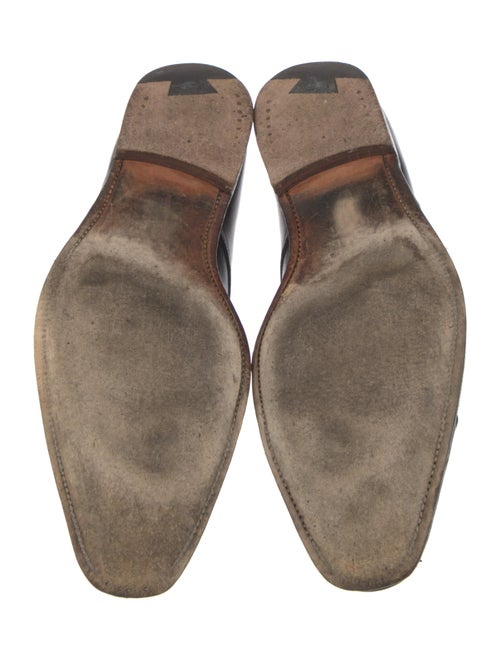 Paul Stuart Leather Monk Straps