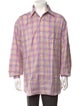 Paul Stuart Plaid Print Long Sleeve Shirt