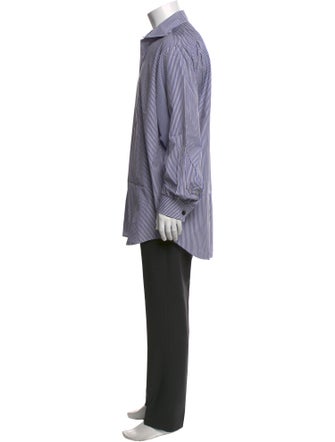 Paul Stuart Striped Long Sleeve Dress Shirt