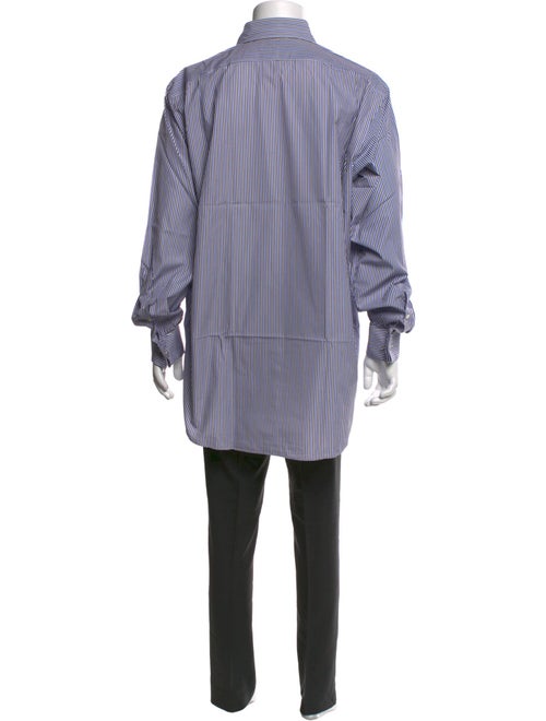 Paul Stuart Striped Long Sleeve Dress Shirt