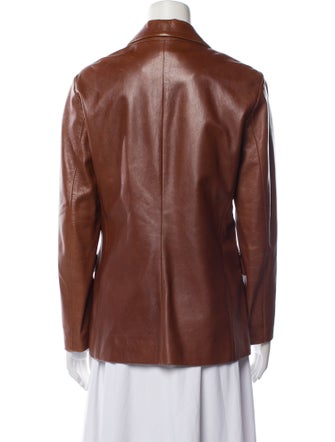 Paul Stuart Leather Blazer