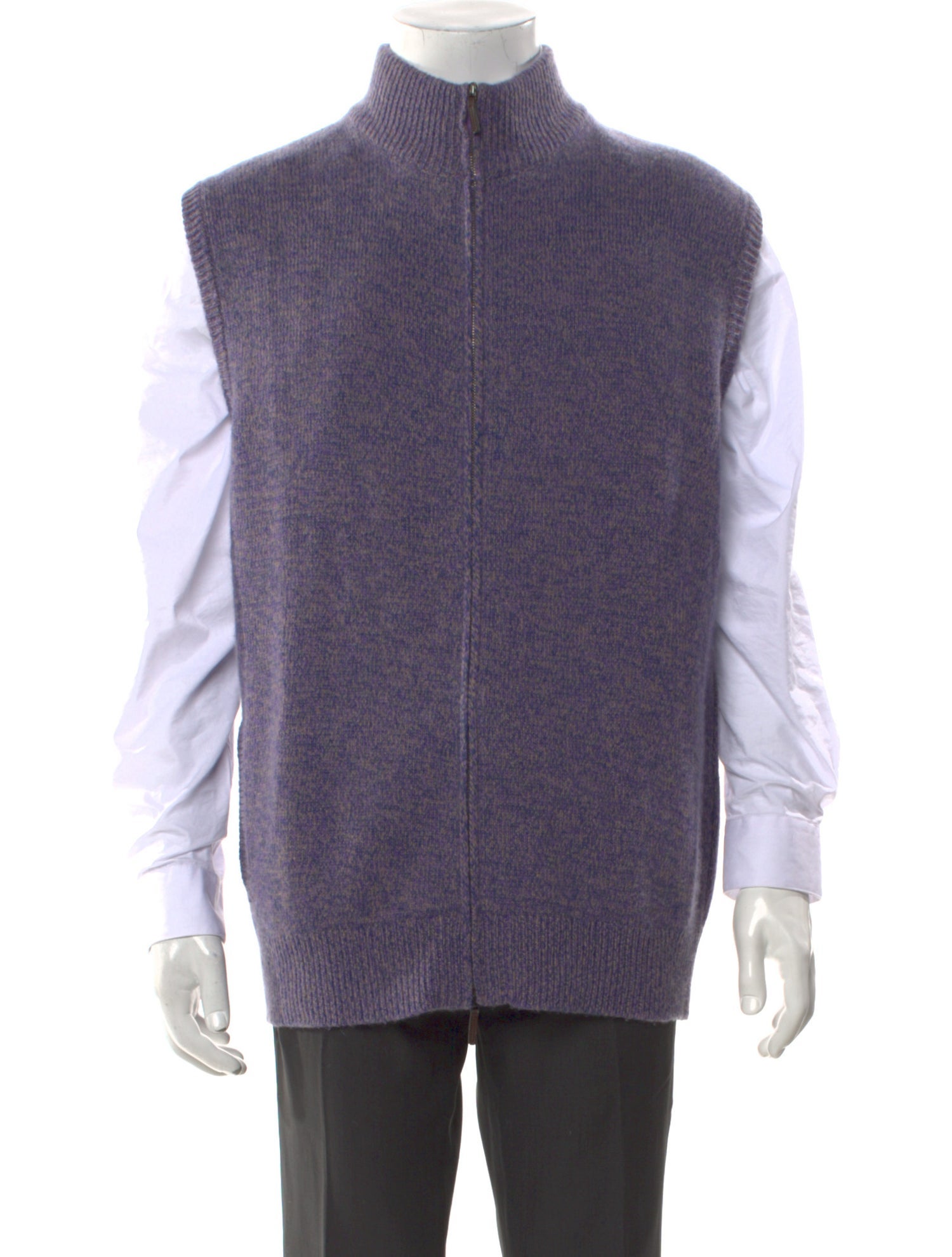 Paul Stuart Turtleneck Sleeveless Sweater Vest