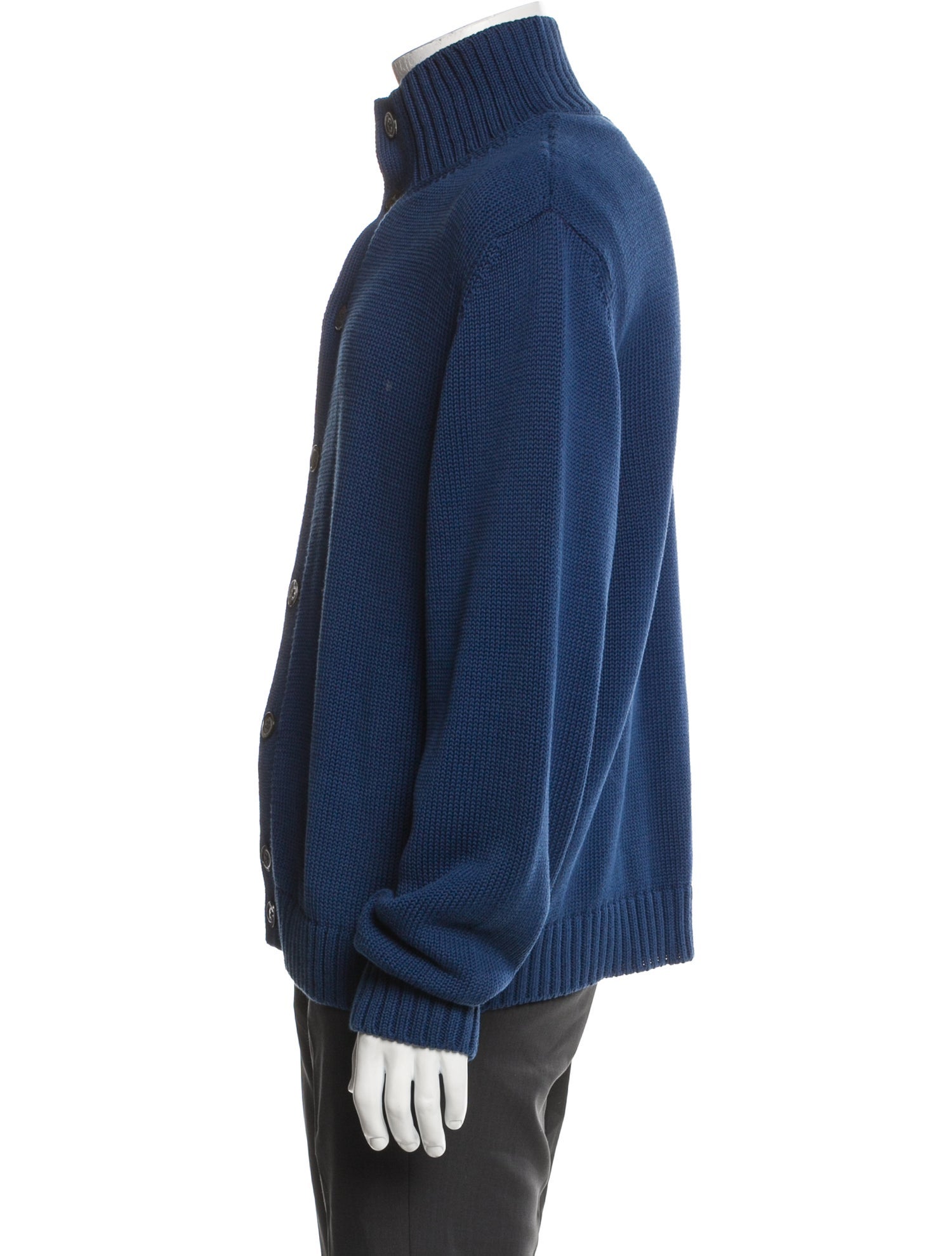 Paul Stuart Turtleneck Long Sleeve Cardigan