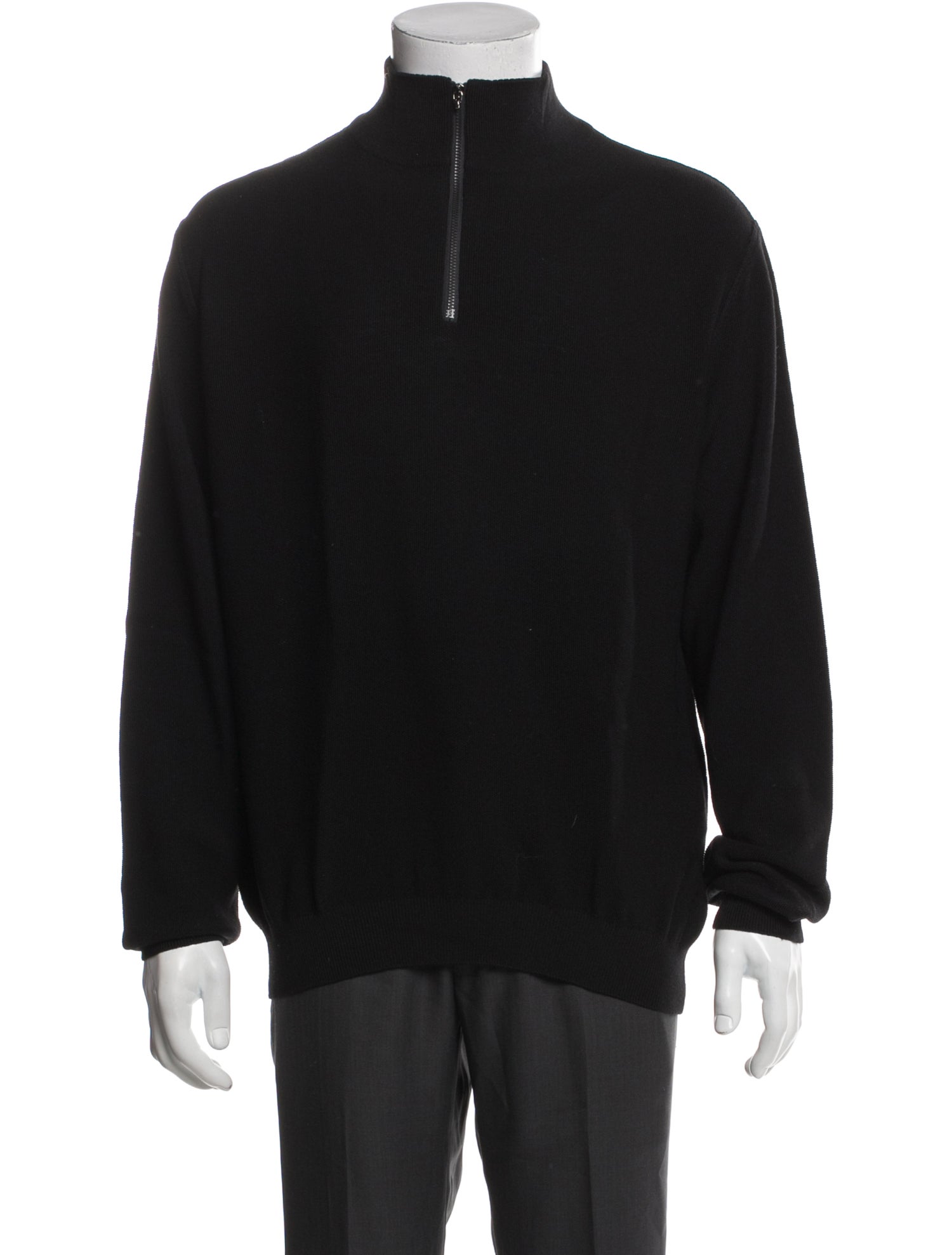 Paul Stuart Merino Wool Turtleneck Polo Sweater