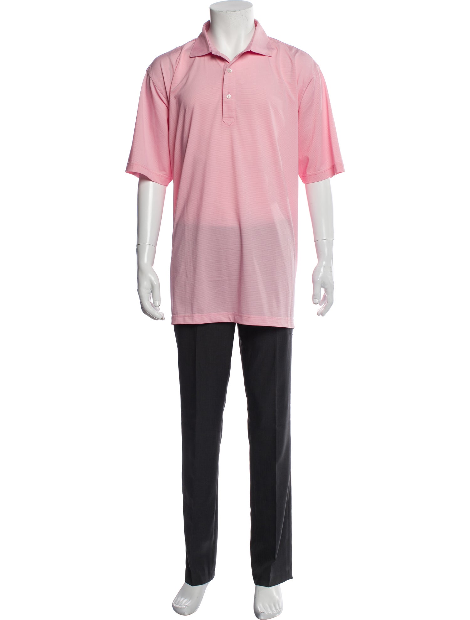 Paul Stuart Collar Short Sleeve Polo Shirt