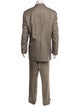 Paul Stuart Wool Plaid Print Two-Piece Suit