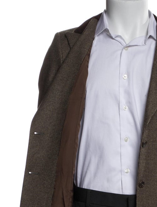 Paul Stuart Wool Houndstooth Print Blazer