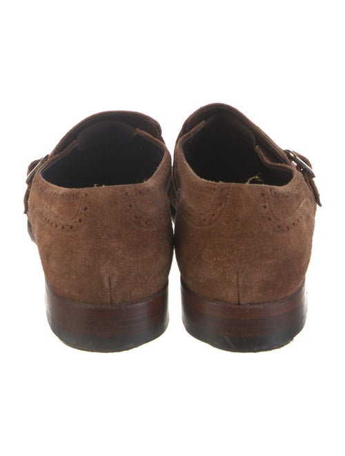 Paul Stuart Suede Monk Straps