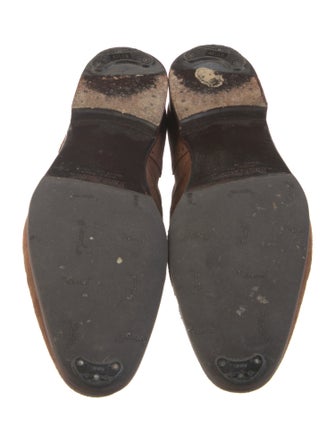 Paul Stuart Suede Monk Straps