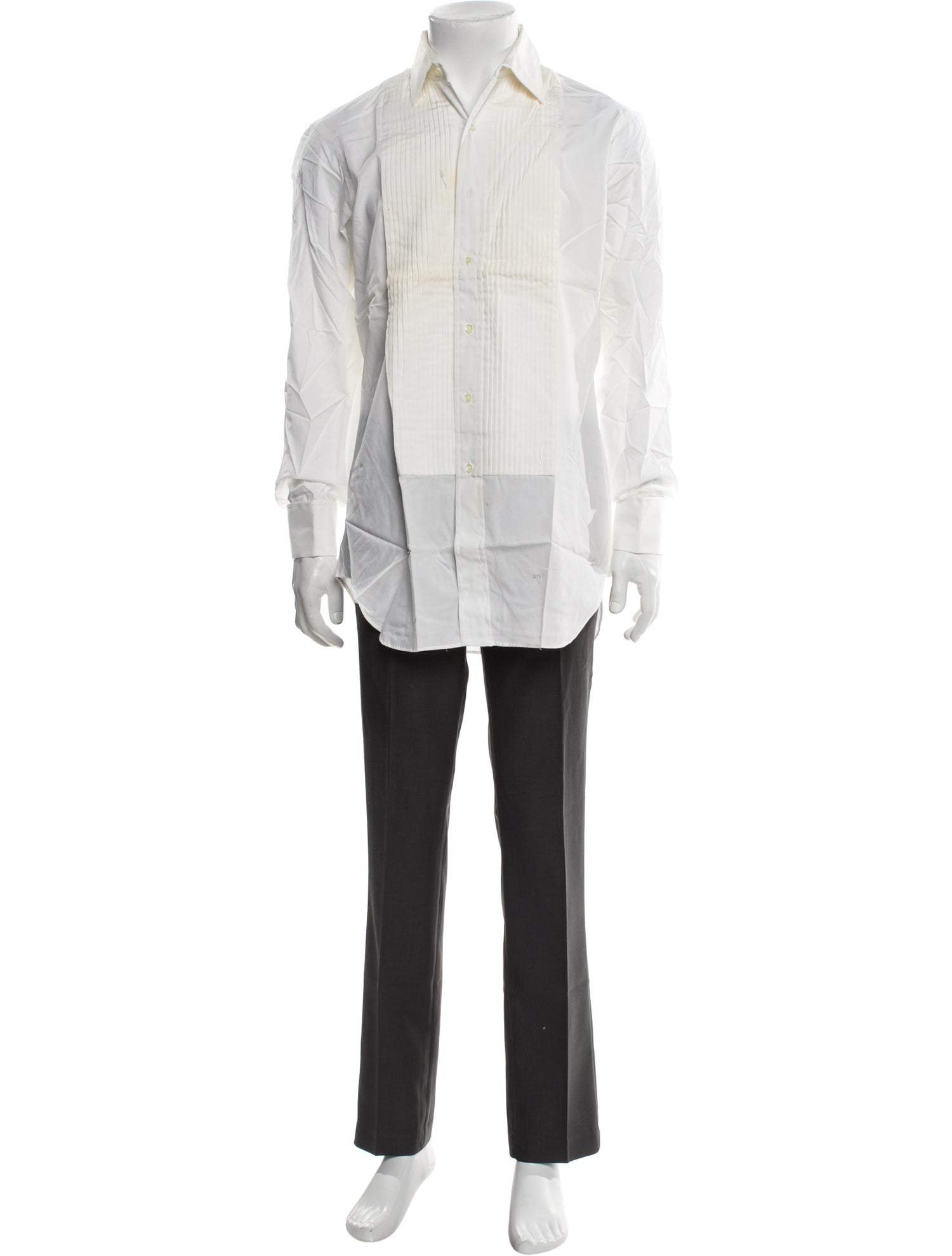 Paul Stuart Long Sleeve Tuxedo Shirt
