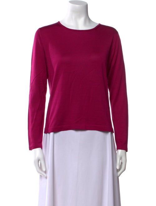 Paul Stuart Scoop Neck Long Sleeve Top