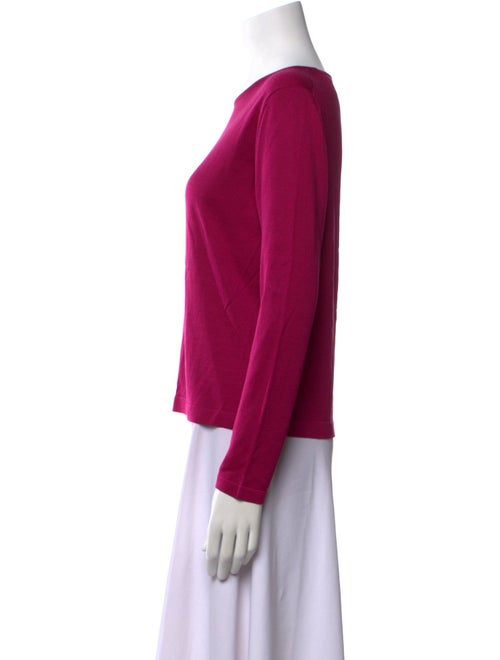 Paul Stuart Scoop Neck Long Sleeve Top