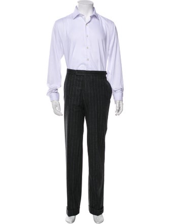 Paul Stuart Wool Striped Two-Piece Blazer