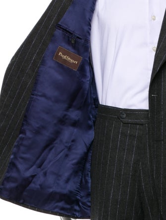 Paul Stuart Wool Striped Two-Piece Blazer