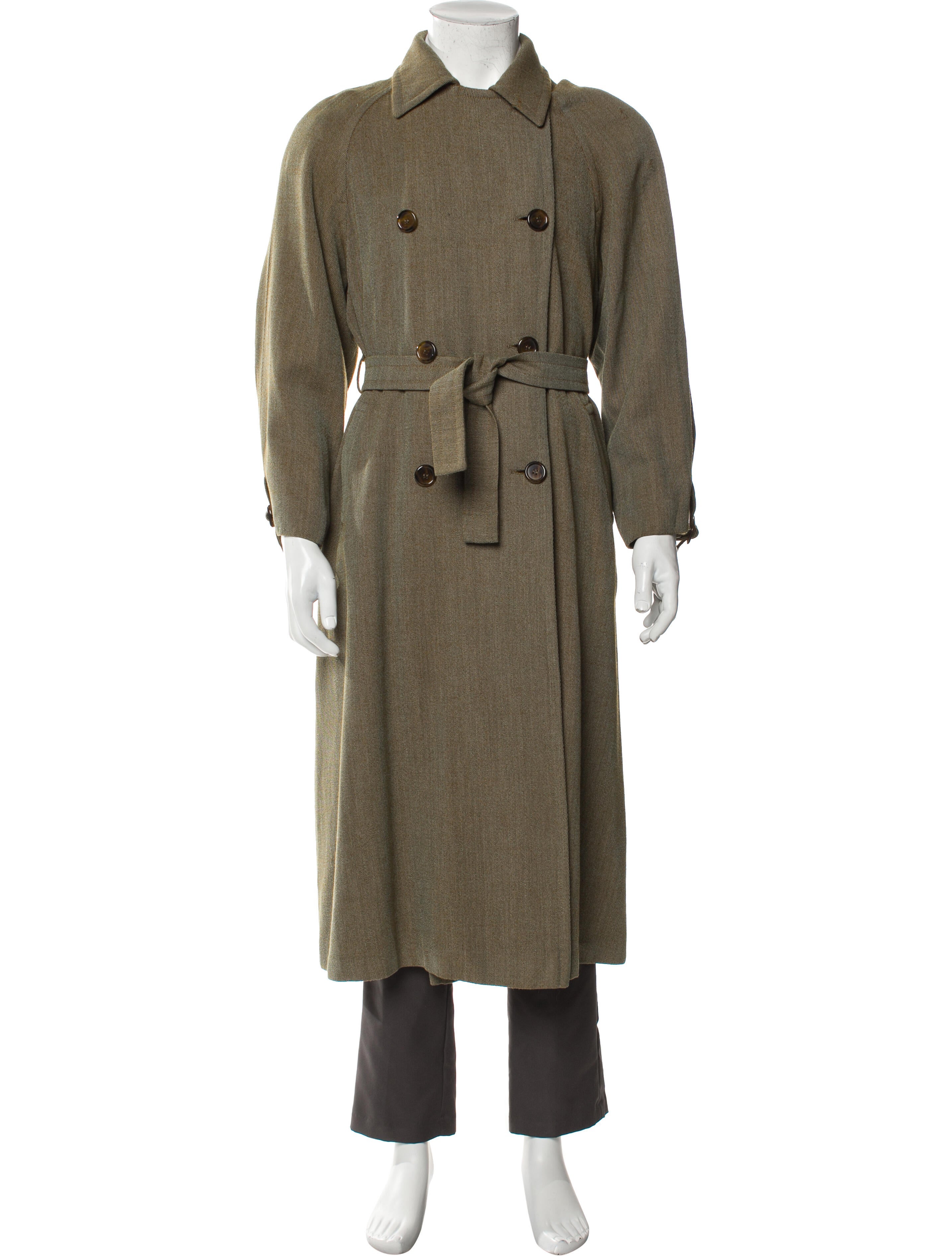 Paul Stuart Wool Trench Coat
