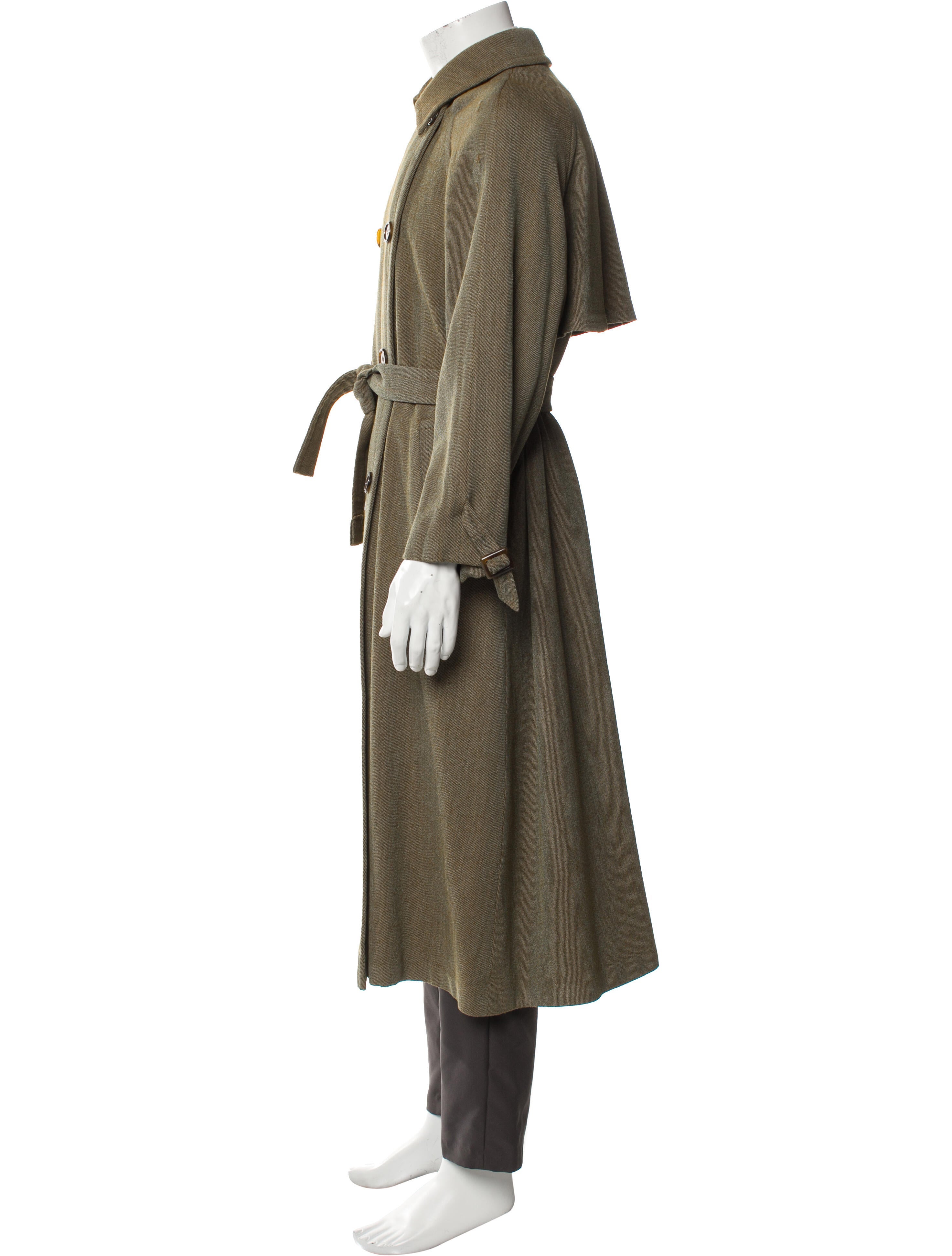 Paul Stuart Wool Trench Coat