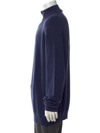 Paul Stuart Merino Wool Mock Neck Polo Sweater