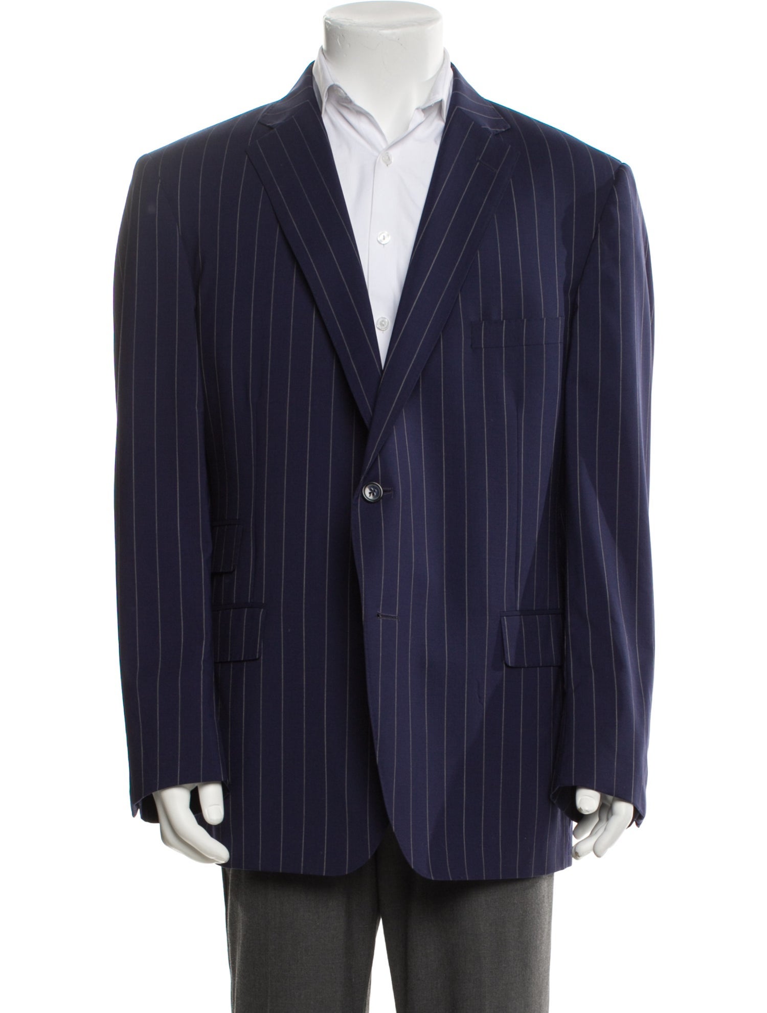 Paul Stuart Wool Striped Blazer
