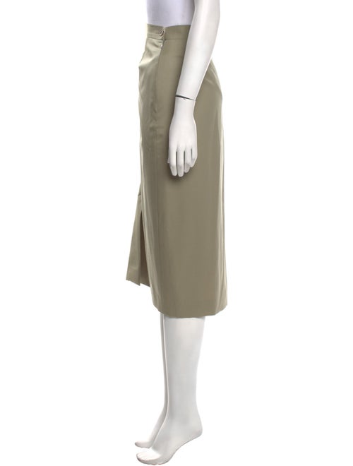 Paul Stuart Wool Midi Length Skirt