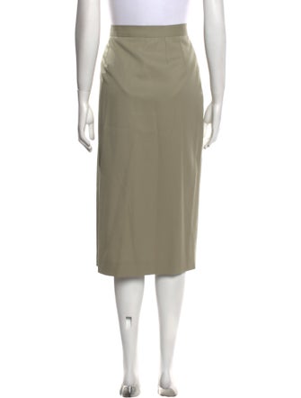 Paul Stuart Wool Midi Length Skirt