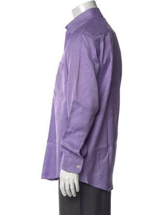 Paul Stuart Plaid Print Long Sleeve Shirt