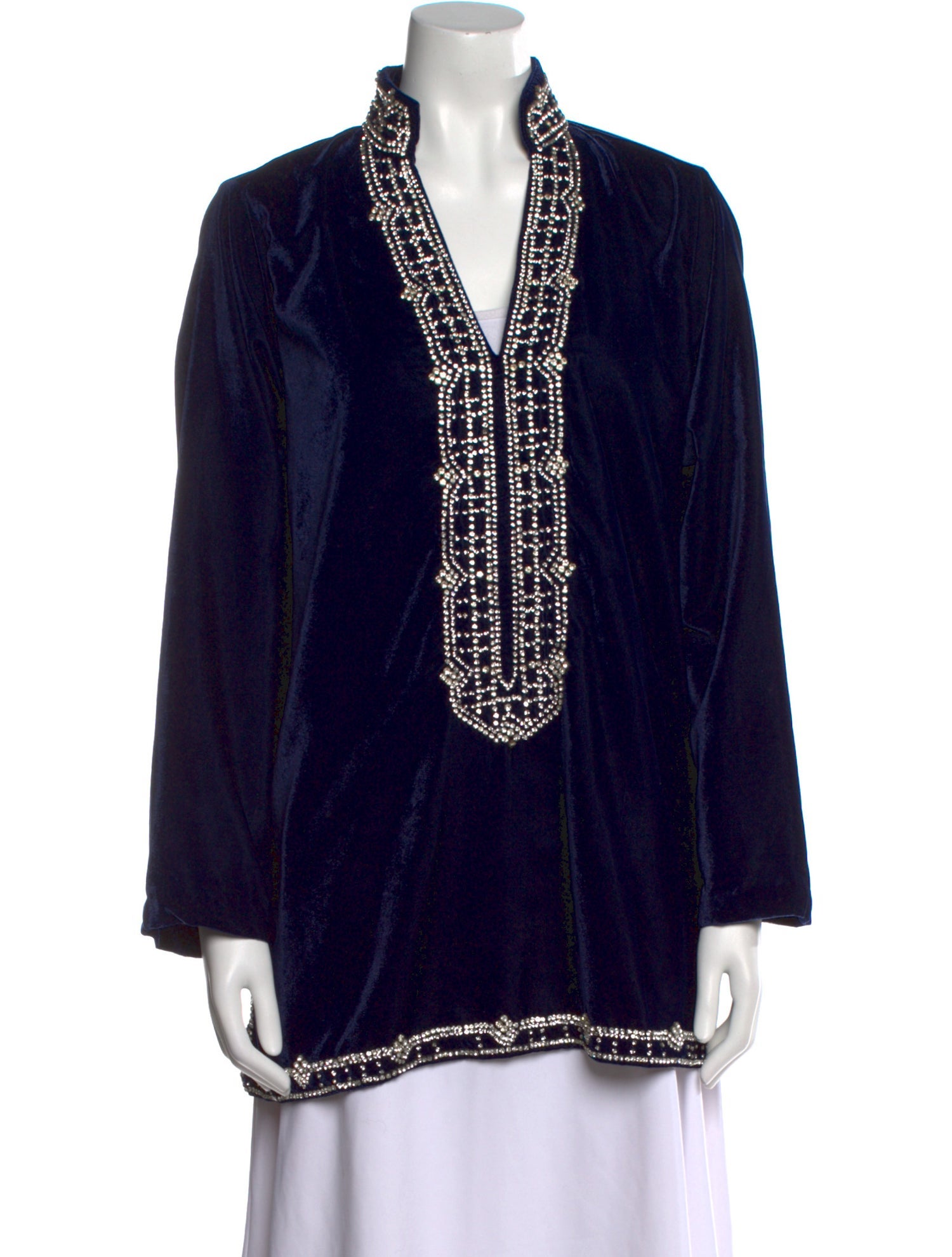 Paul Stuart V-Neck Long Sleeve Tunic