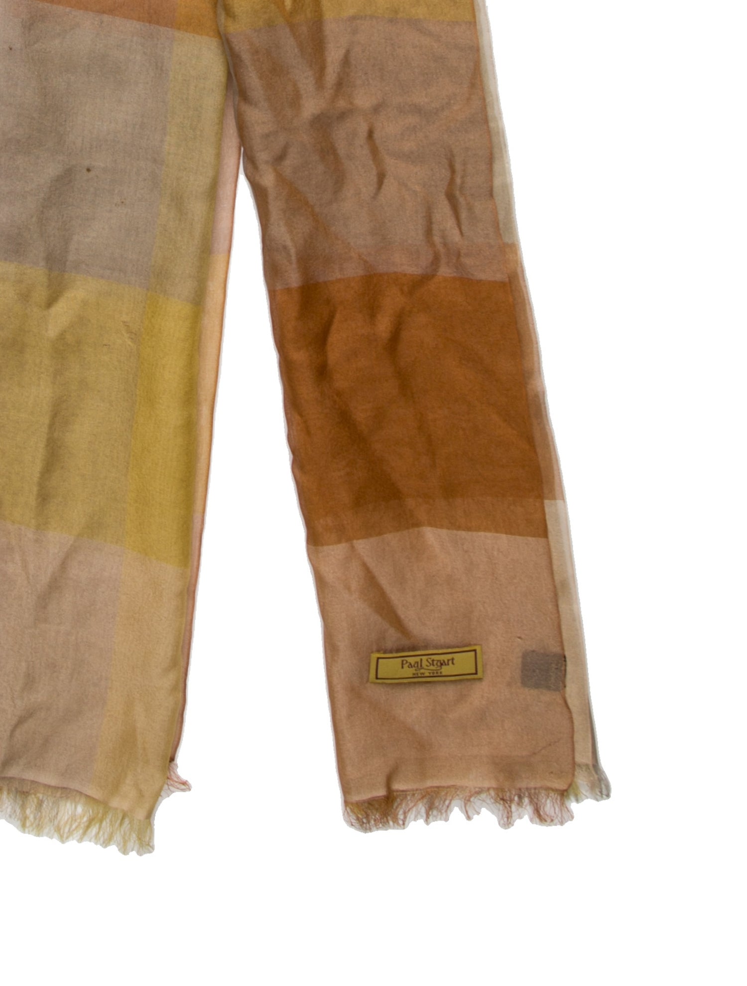 Paul Stuart Silk Printed Scarf