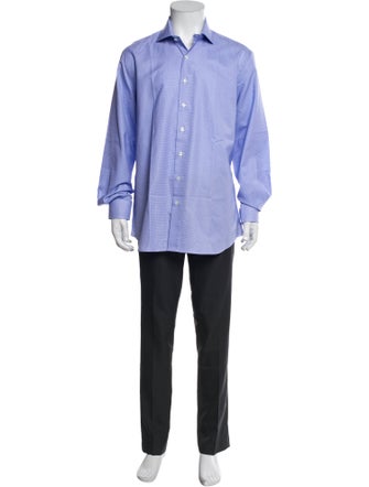 Paul Stuart Striped Long Sleeve Dress Shirt