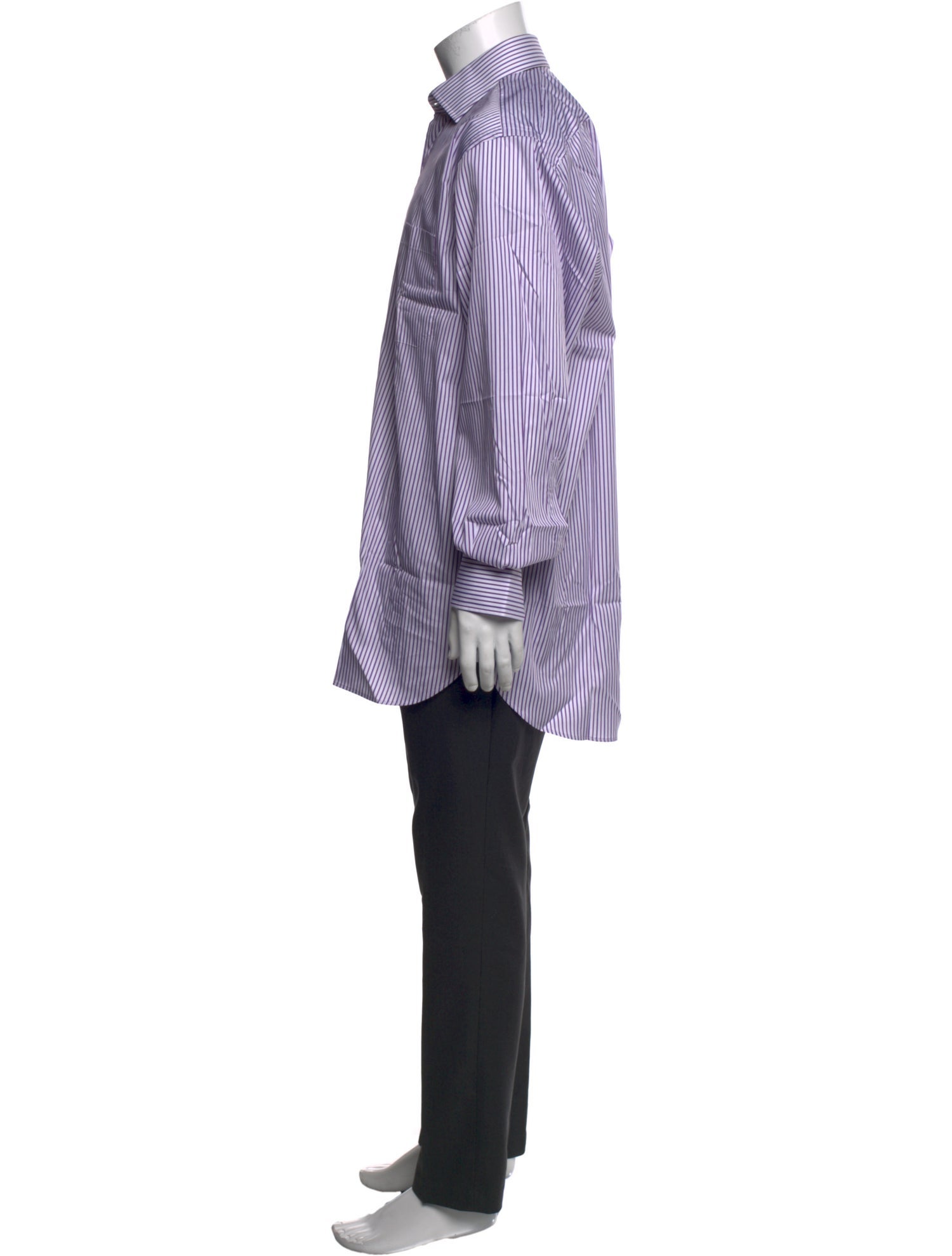 Paul Stuart Striped Long Sleeve Dress Shirt w/ Tags