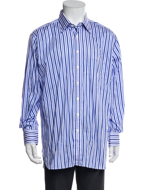 Paul Stuart Striped Long Sleeve Dress Shirt