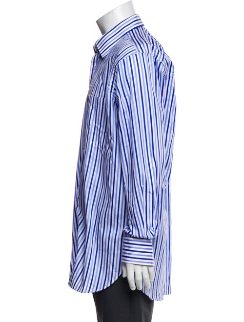 Paul Stuart Striped Long Sleeve Dress Shirt